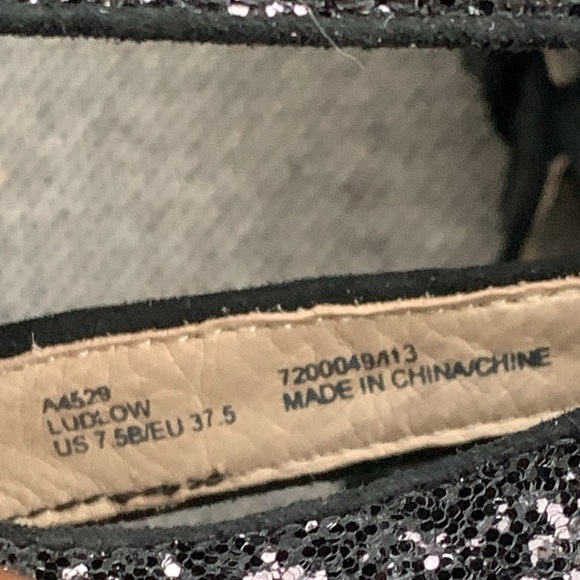 Coach Ludlow Black Women's Glitter Sparkle Open-toe Stiletto Heels - Picture 11 of 16